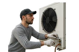 Servicios de instalaciónes para equipos de aire acondicionado para comercios, industrias y residencias.