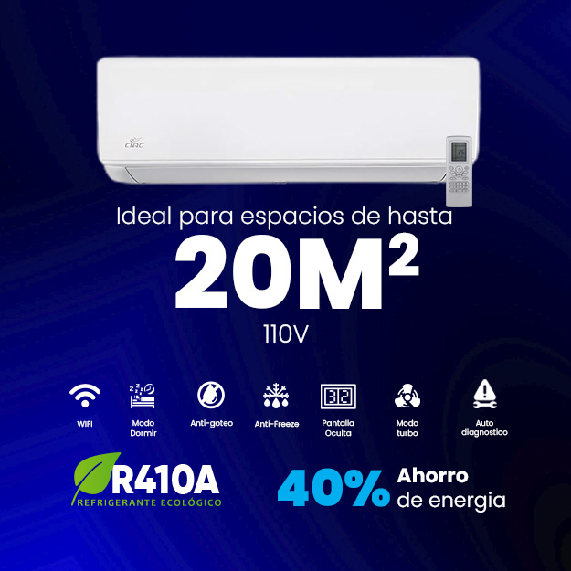 Equipo Minisplit de 12,000 BTUS Estandar 110V United Appliances